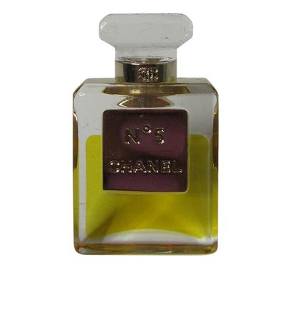 Broche Perfume Chanel N5, vista frontal