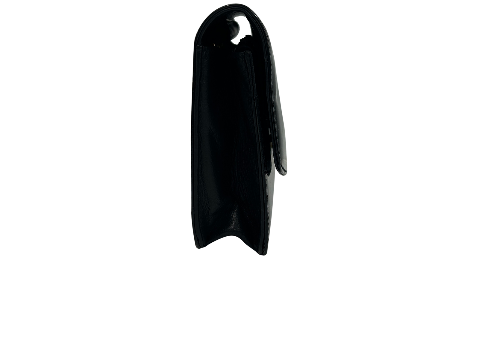 Crossbody Vintage, 790&euro;, Bolso, Negro, Cuero - Charol, Vista lateral