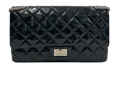 Reissue Jumbo, 2.990&euro;, Bolso, Azul/Verde, Cuero - Charol, Vista frontal