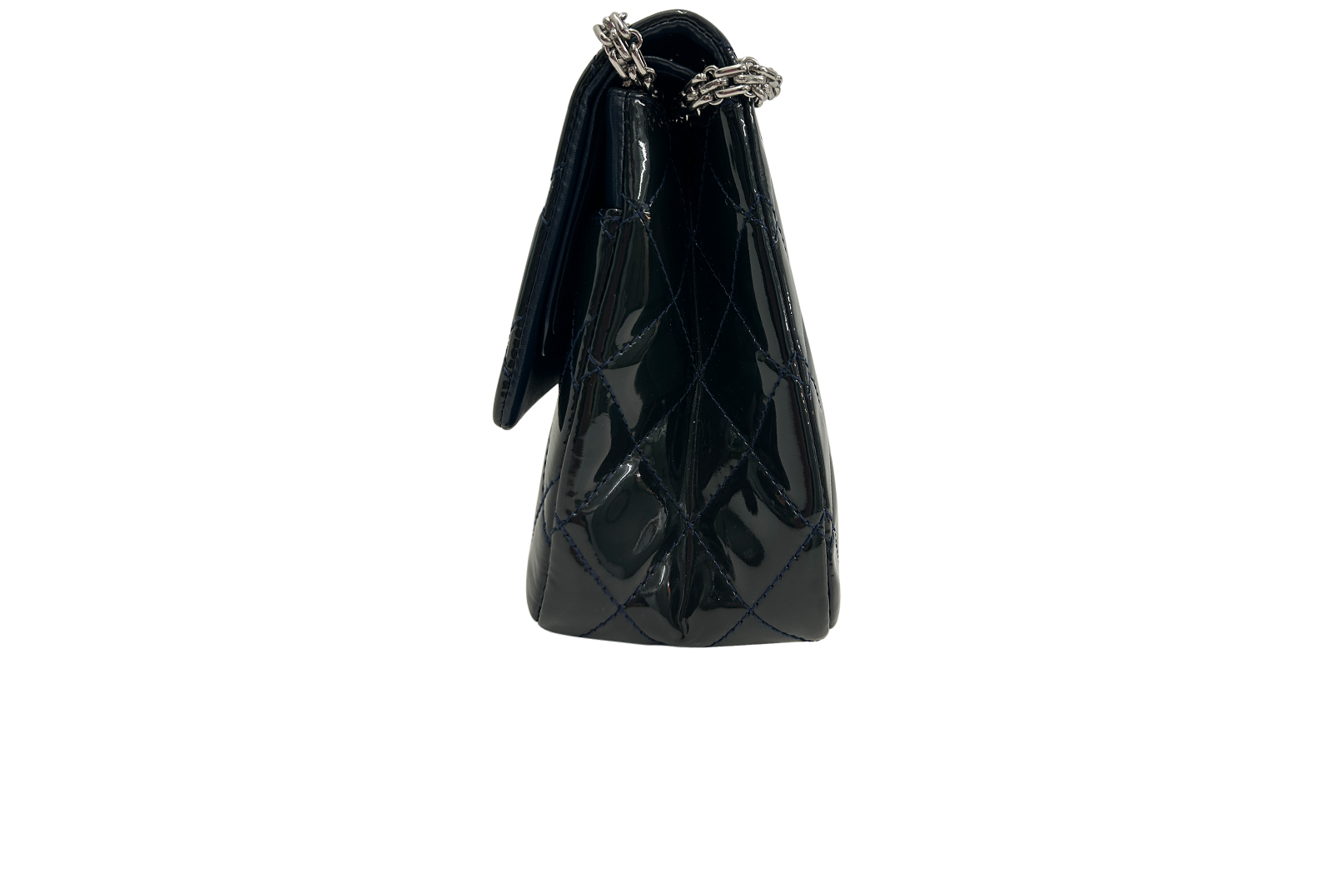 Reissue Jumbo, 2.990&euro;, Bolso, Azul/Verde, Cuero - Charol, Vista inferior