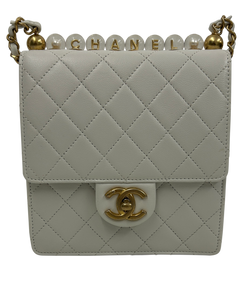 Mini Chic Pears Bandolera,Piel,Blanco,30718822(2020),DB,4*