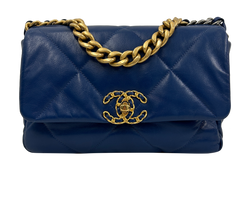 19 Bolso, Piel, Azul, Card/Db, 3*