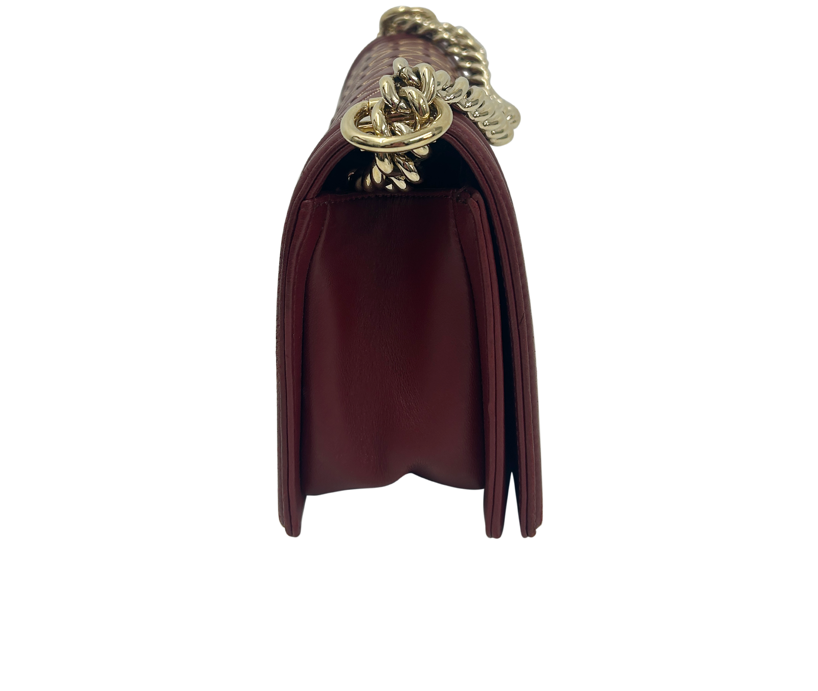 Boy Bag Small, 2.400&euro;, Bolso, Rojo, Animal - Piel, Vista lateral