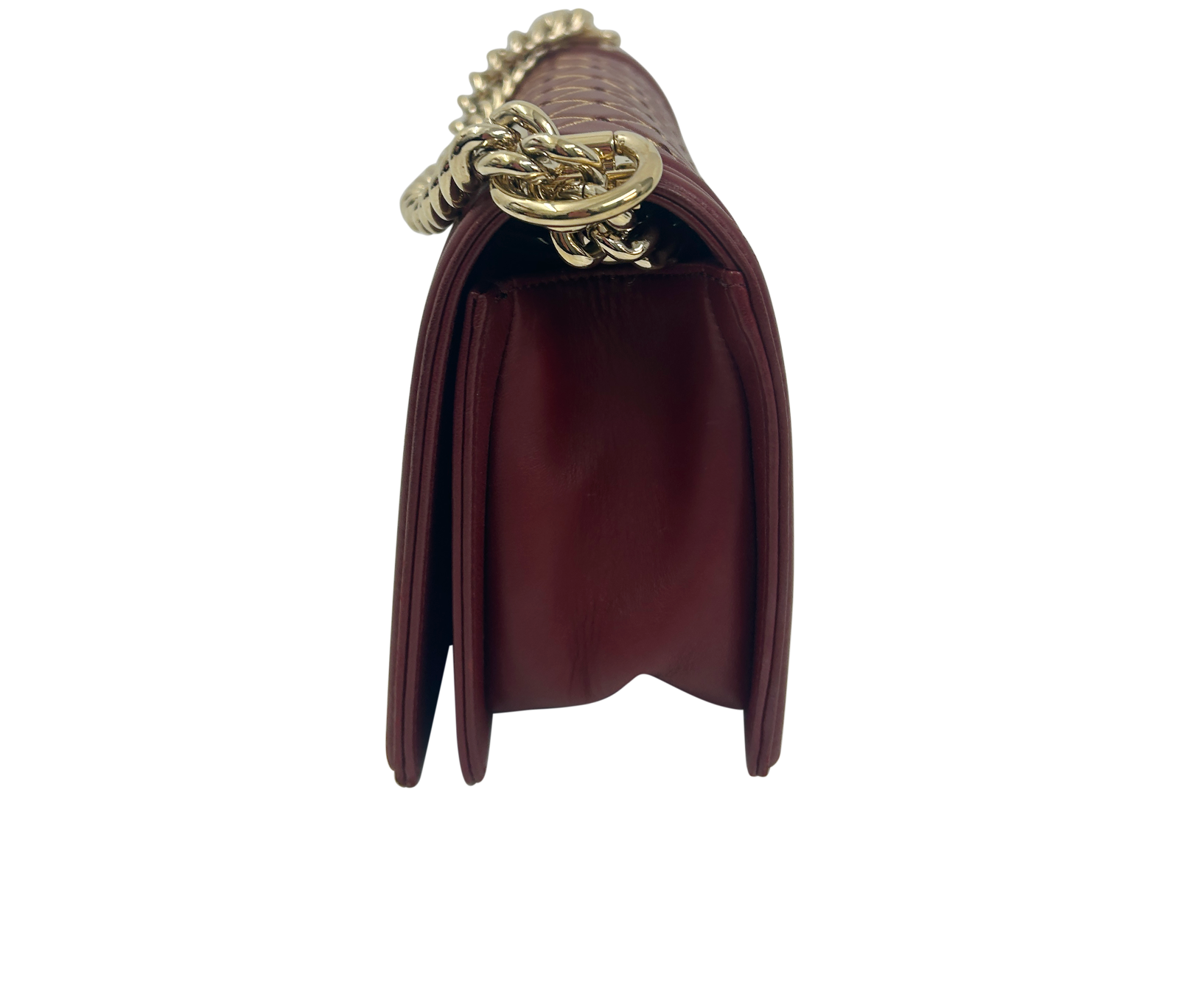 Boy Bag Small, 2.400&euro;, Bolso, Rojo, Animal - Piel, Vista inferior