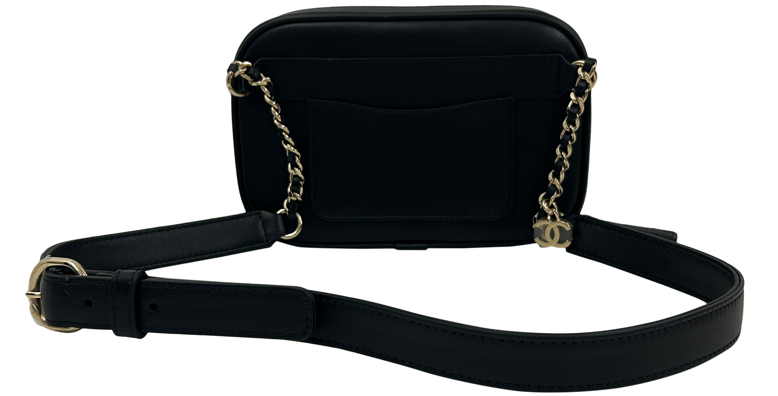 Riñonera, 2.900&euro;, Bolso, Negro, Animal - Piel, Vista trasera