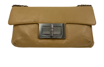 2.5 Cierre Metal, 910&euro;, Bolso, Beige, Animal - Piel, Vista frontal