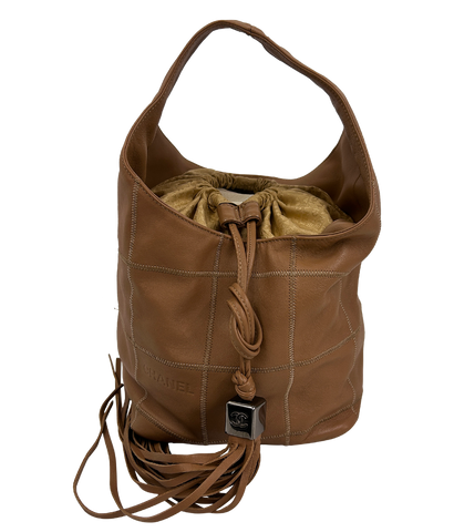 Hobo, 1.100&euro;, Bolso, Beige, Animal - Piel, Vista frontal