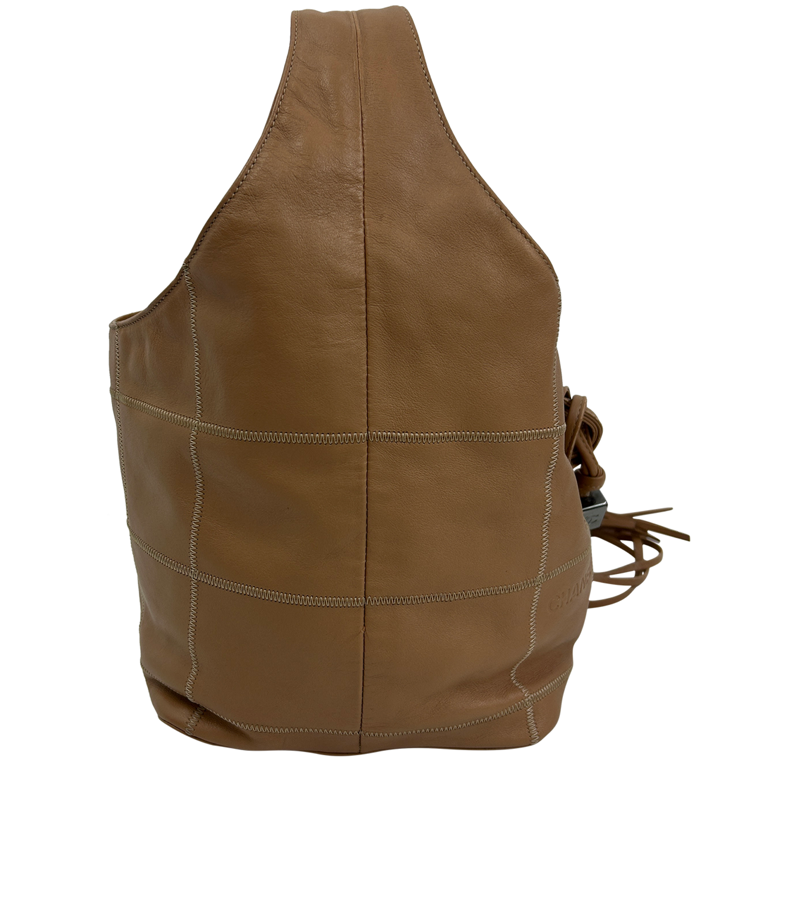 Hobo, 1.100&euro;, Bolso, Beige, Animal - Piel, Vista lateral