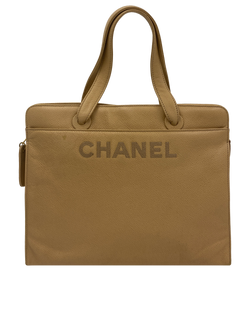 Tote Logotipo Vintage,Piel,Beige,5288645(1998),3