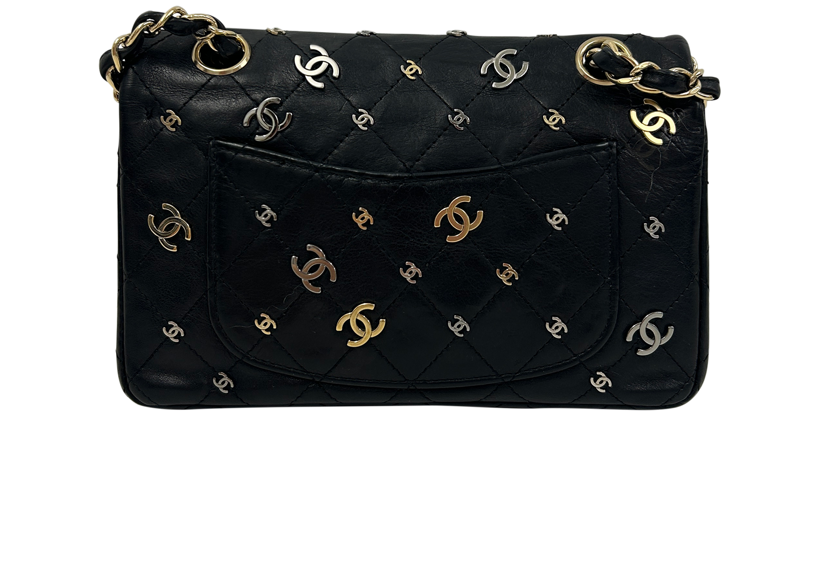 224 Punk CC Bag, 3.900&euro;, Bolso, Negro, Animal - Piel, Vista trasera