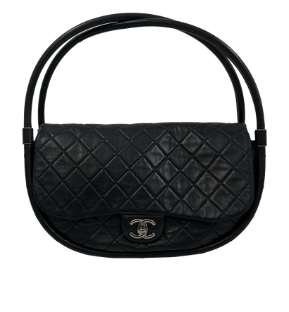 Hula Hoop Bag, 4.900&euro;, Bolso, Negro, Animal - Piel, Vista frontal