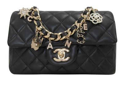 Chanel Rectangular Flap Coco Charms Small, vista frontal