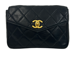 Belt Bag, Vintage, Piel, Negro,2,2509435