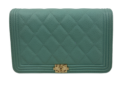 Boy Wallet On Chain,Caviar, Verde, 3, Card, 28845426