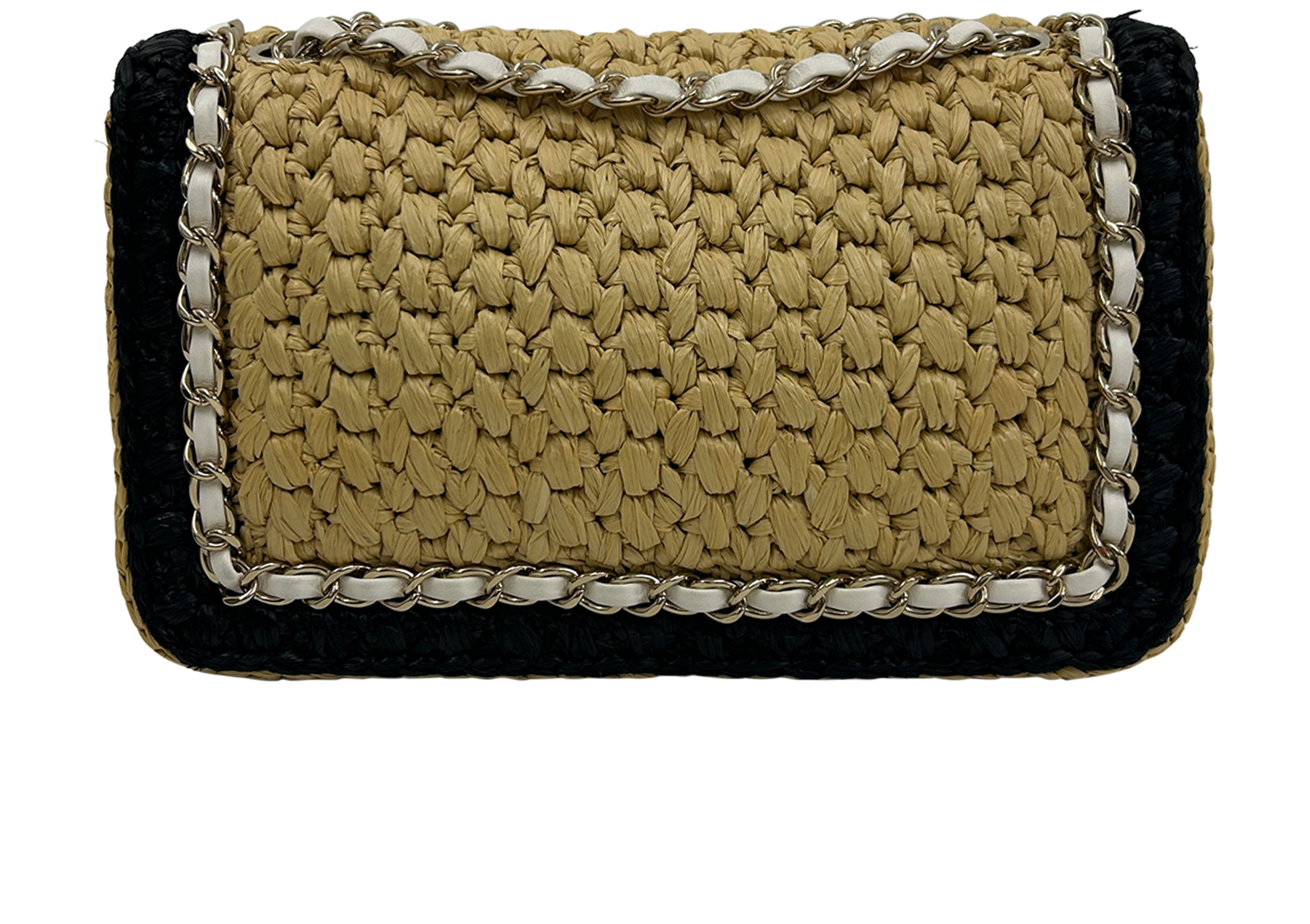 Flap Coco, 5.100&euro;, Bolso, Beige, Planta - Mimbre, Vista trasera