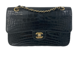 Classic Flap, Croc, Negro, 1862915