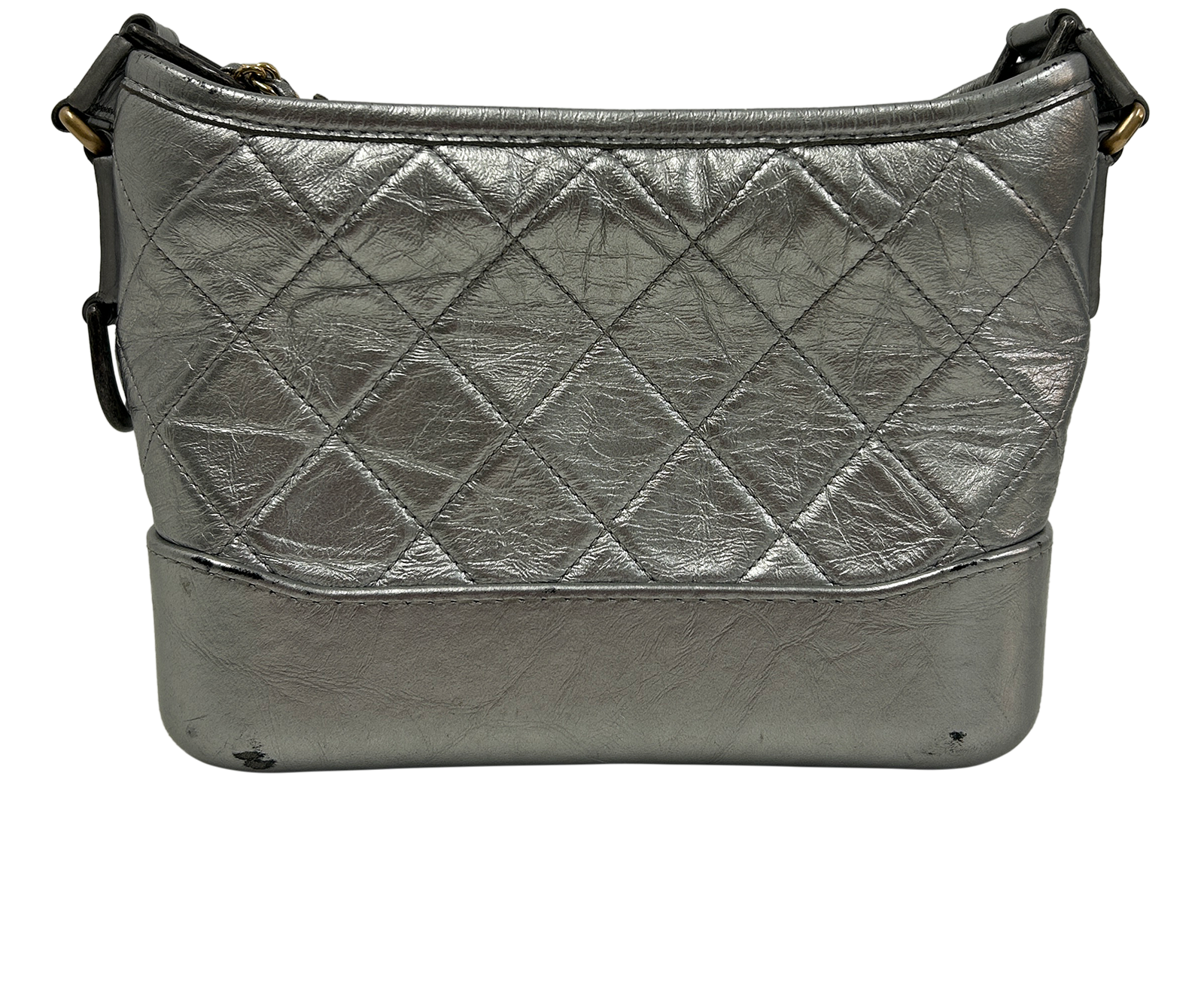 Gabrielle S, 1.450&euro;, Bolso, Plata, Animal - Piel, Vista trasera