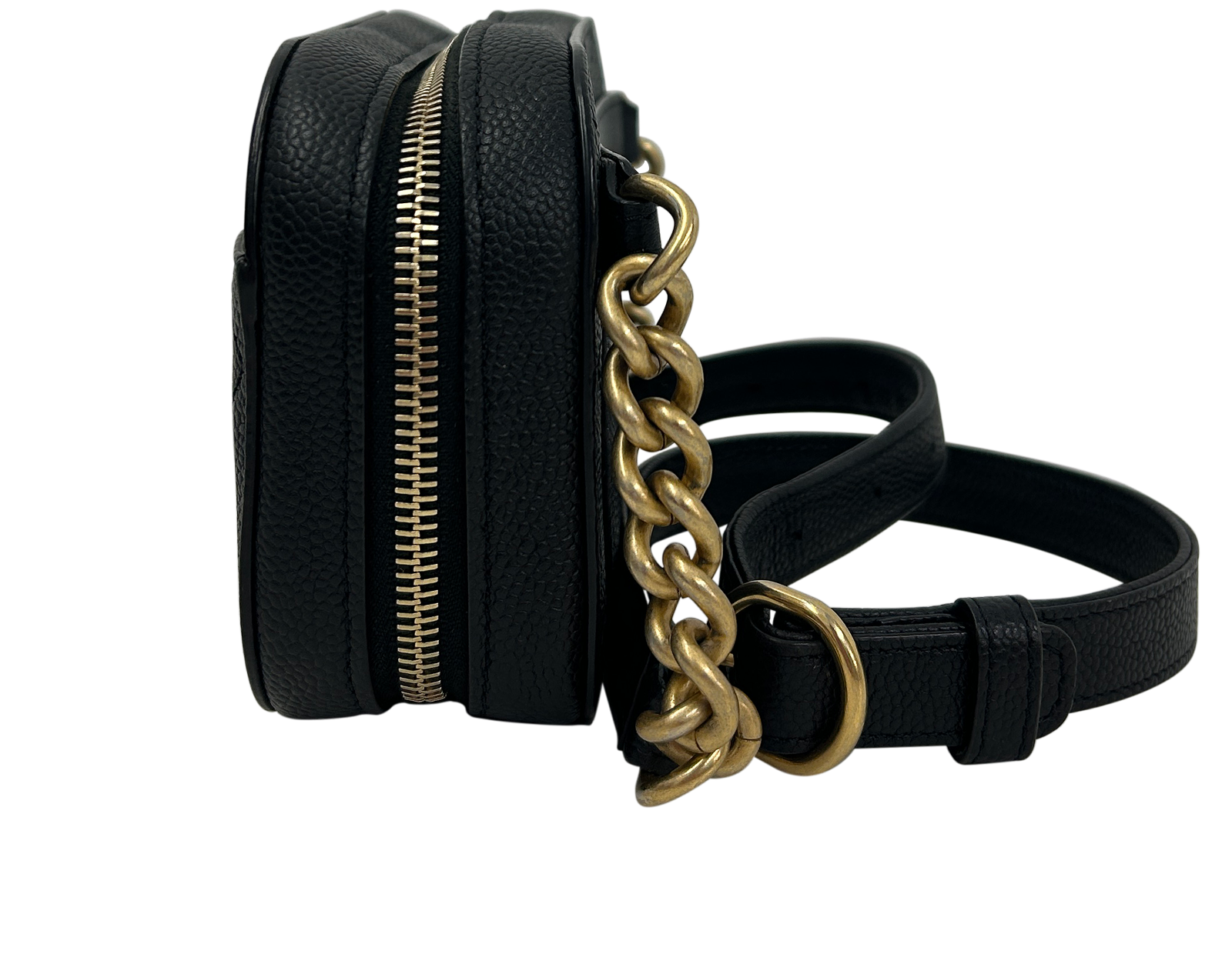 Waist Bag, 1.800&euro;, Bolso, Negro, Animal - Piel, Vista inferior