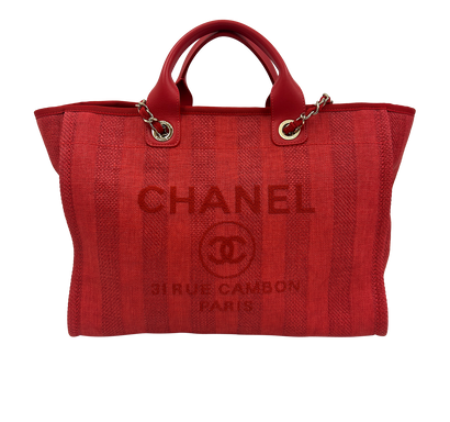 Tote Tejido Rayas, 2.400&euro;, Bolso, Rojo, Animal - Piel/Tejido - General, Vista frontal