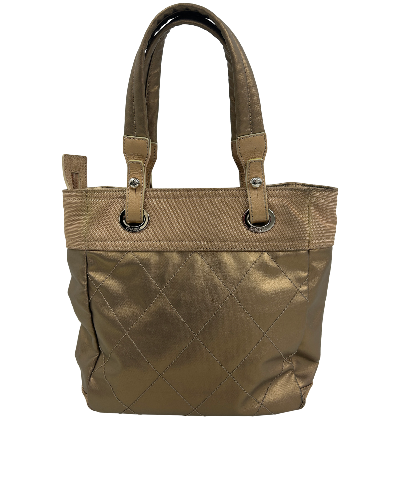 Paris Biarritz Tote, 890&euro;, Bolso, Beige, Animal - Piel/Tejido - General, Vista trasera