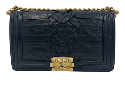 Boy, 2.800&euro;, Bolso, Negro, Animal - Piel, Vista frontal