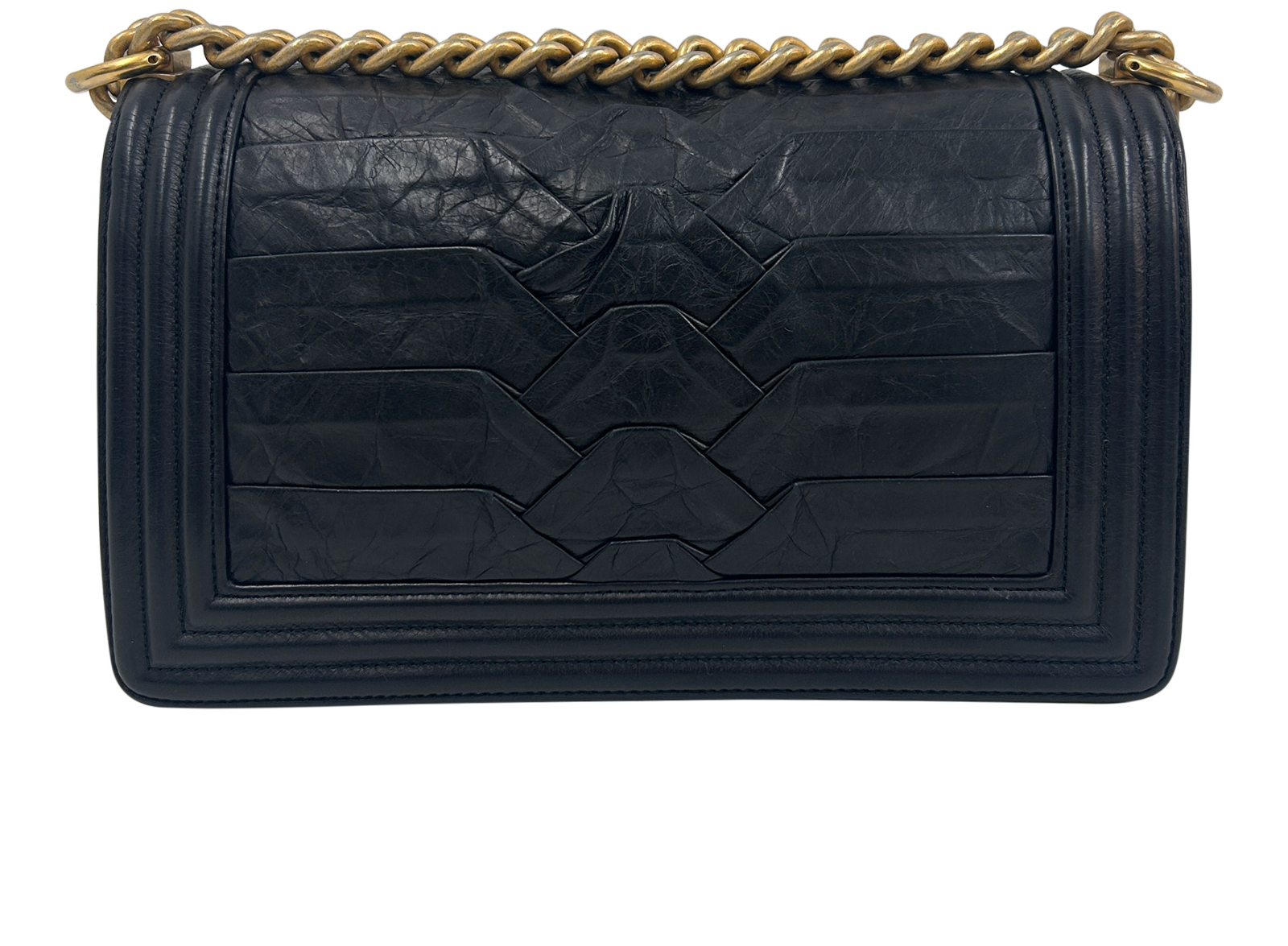 Boy, 2.800&euro;, Bolso, Negro, Animal - Piel, Vista trasera