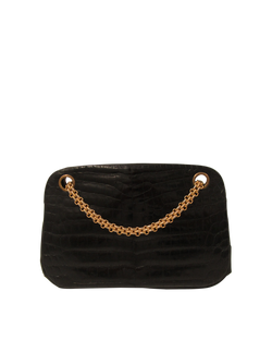 Bolso años 50,Cocodrilo,Negro,2