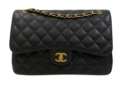 Classic Flap Jumbo,Caviar,Negro/Gold,27150319(2019),DB,3