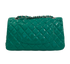 Classic Doble Flap, 2.900&euro;, Bolso, Verde, Cuero - Charol, Vista trasera
