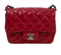 Classic Mini Flap,Charol, Rosa, 19398446,3*