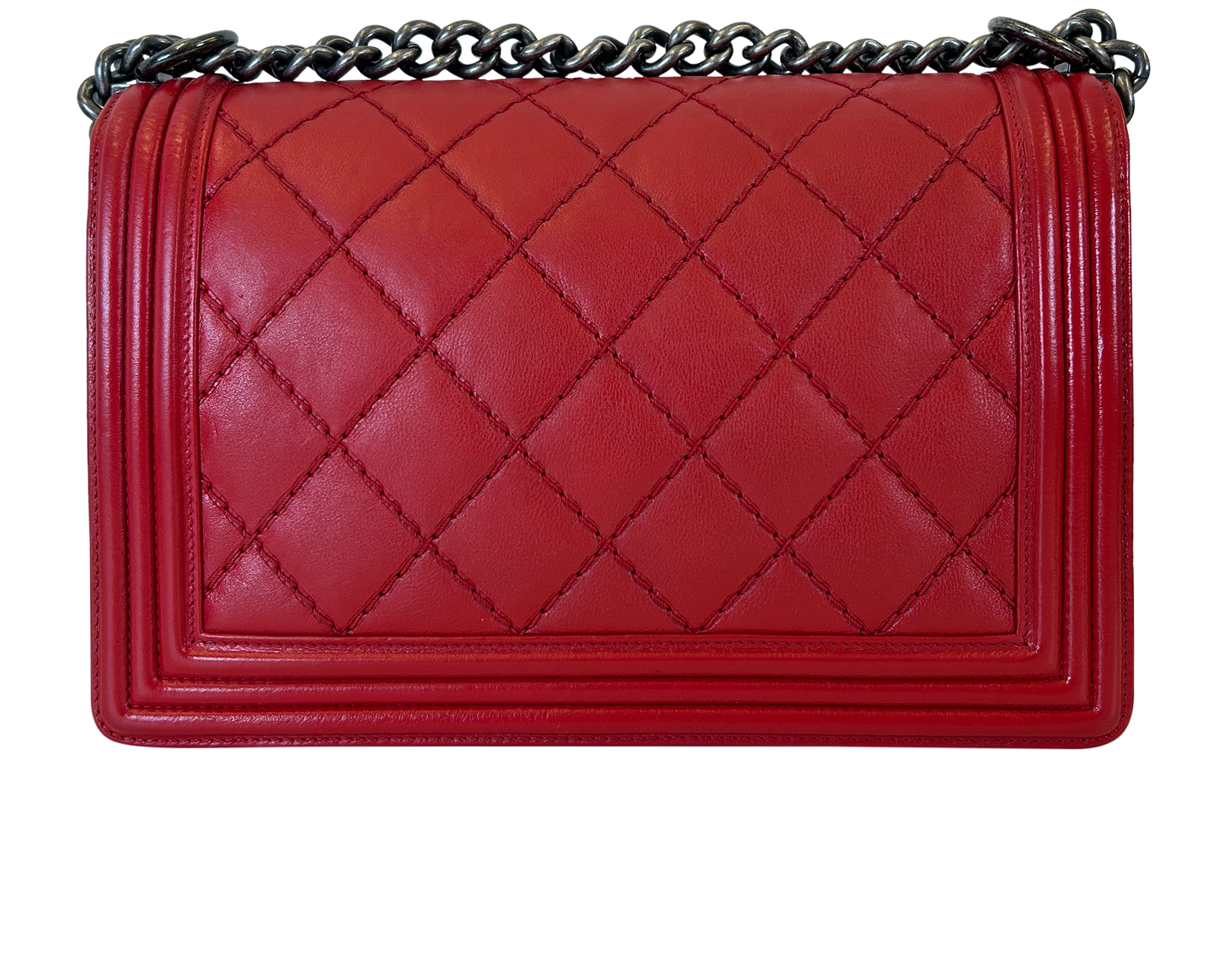 Boy Bag, 2.540&euro;, Bolso, Rojo, Animal - Piel, Vista trasera