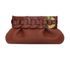 Clutch Darryl, 340&euro;, Bolso, Marrón, Animal - Piel, Vista frontal