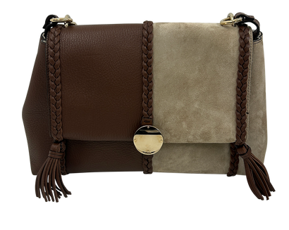 Penélope Bolso, 740&euro;, Bolso, Beige/Marrón, Animal - Piel/Cuero - Ante, Vista frontal