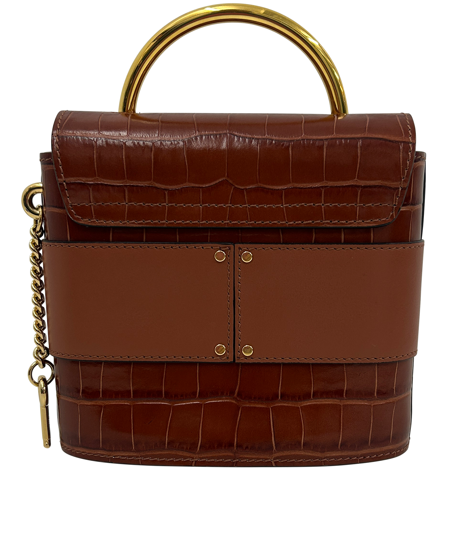 Abby, 820&euro;, Bolso, Marrón, Animal - Piel, Vista trasera