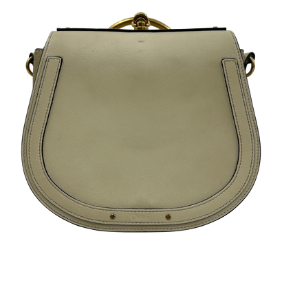 Nile Bag, 490€, Bolso, Beige/Blanco, Animal - Piel, Vista frontal