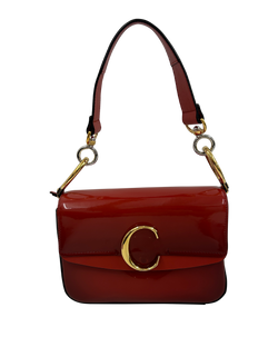 C Bag Small,Charol/Piel,Rojo,Correa,0119878,Crds,3