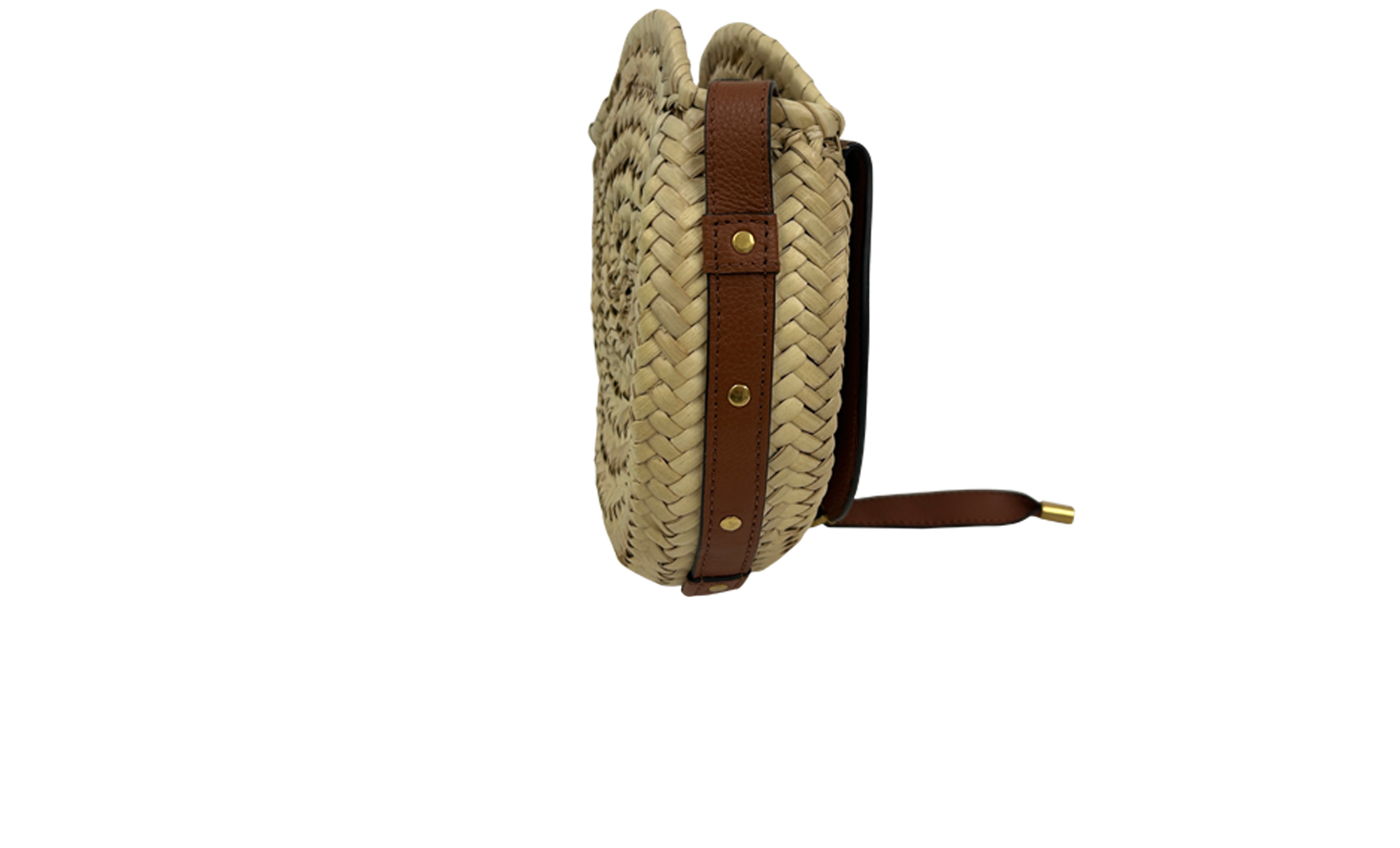 Mini Woody, 450&euro;, Bolso, Beige, Animal - Piel/Planta - Mimbre, Vista lateral