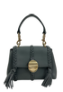 Pen�lope, 630&euro;, Bolso, Azul, Animal - Piel, Vista frontal