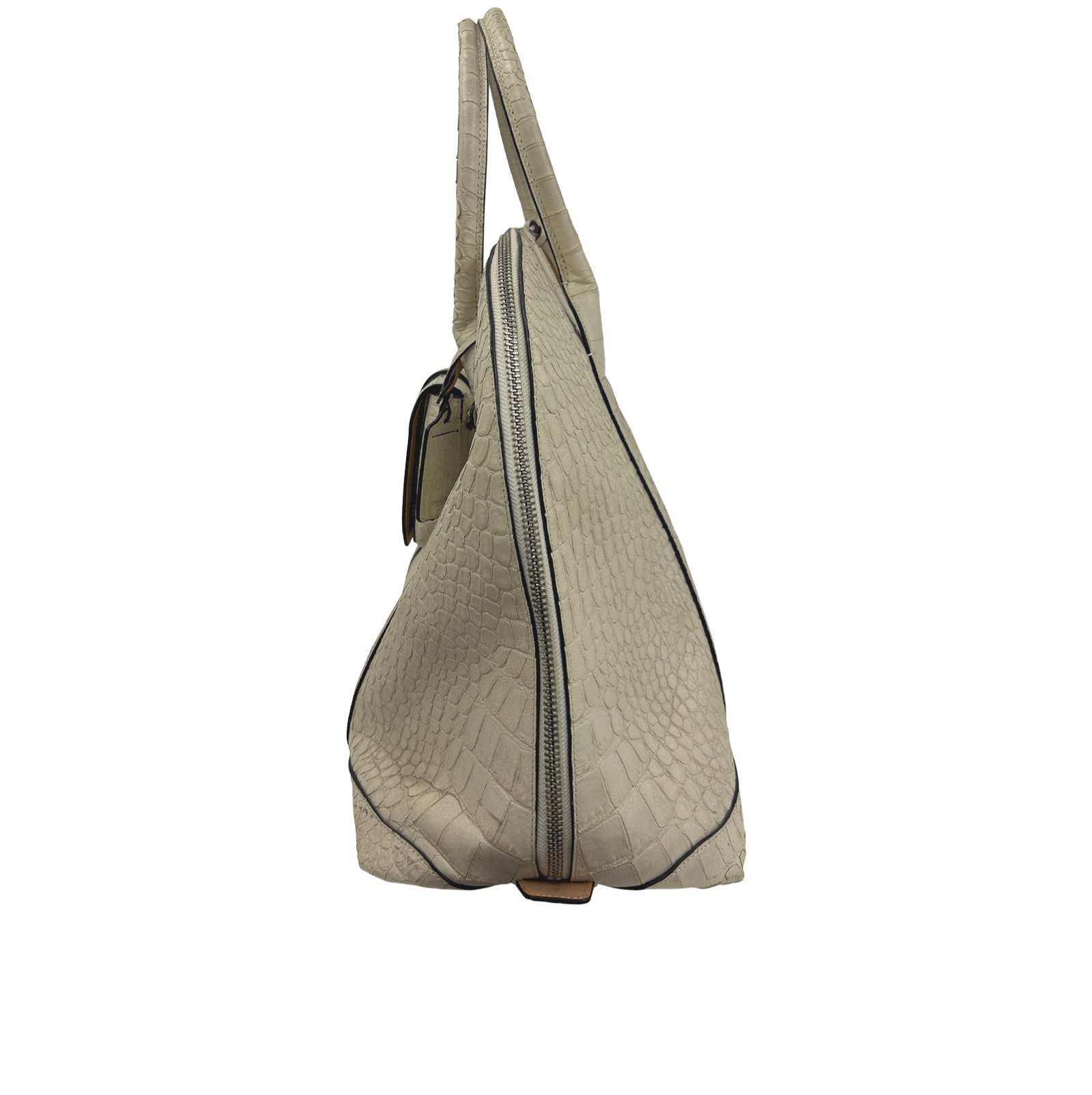 Maxi bolso, 180&euro;, Bolso, Beige, Animal - Piel, Vista inferior