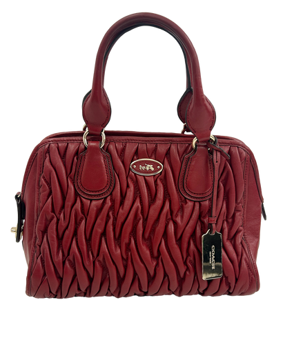 Nikita Tote Small, 100&euro;, Bolso, Rojo, Animal - Piel, Vista frontal