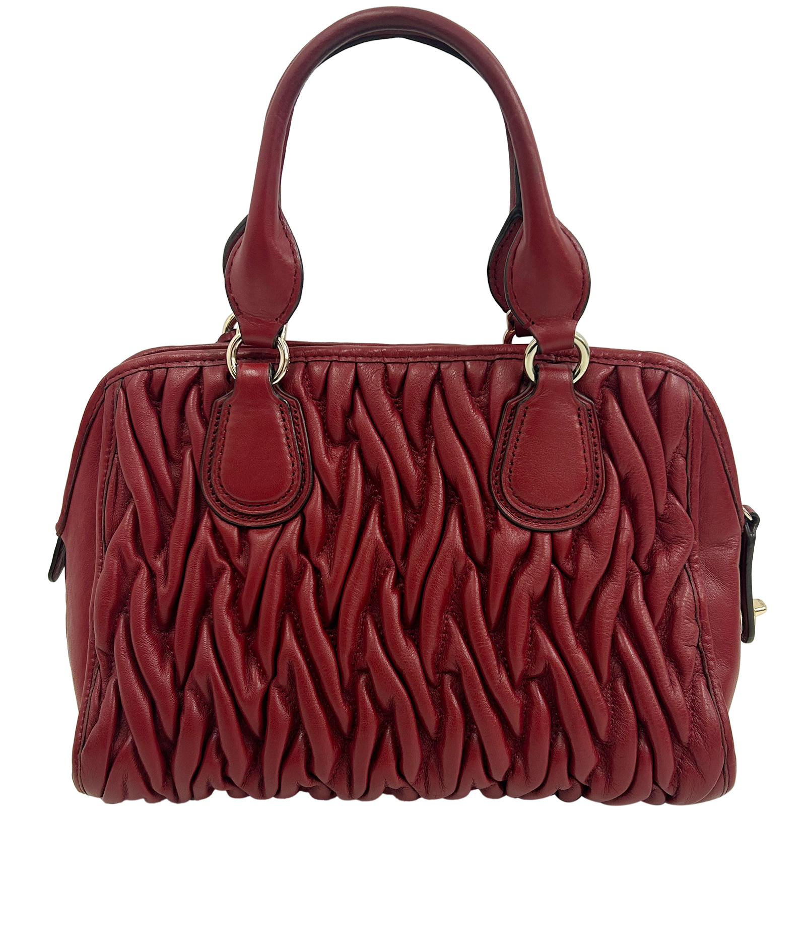 Nikita Tote Small, 100&euro;, Bolso, Rojo, Animal - Piel, Vista trasera