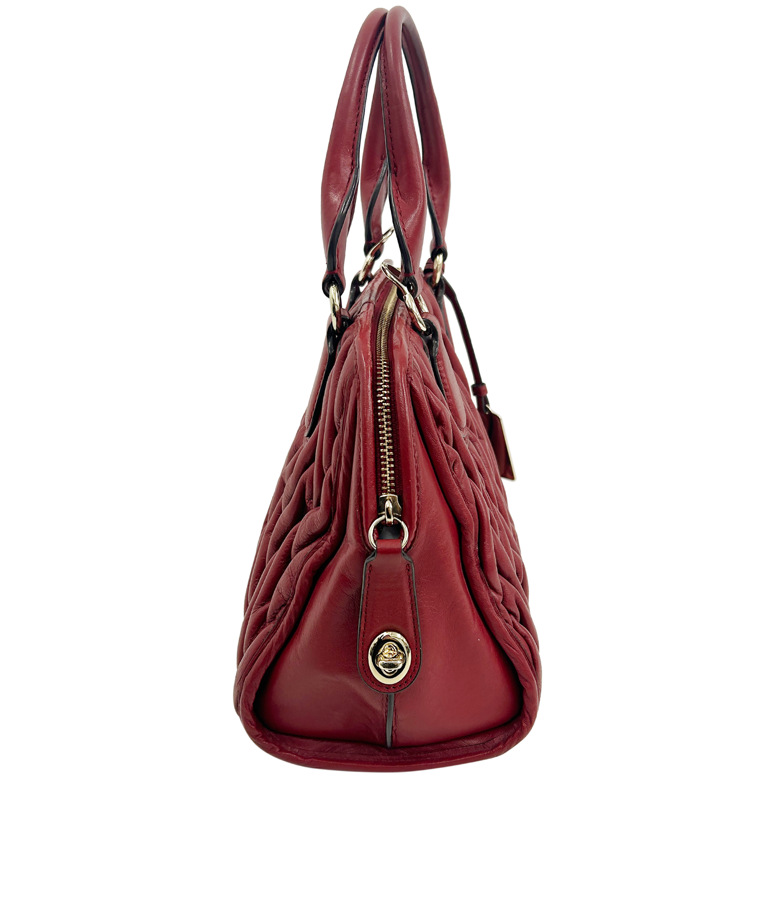 Nikita Tote Small, 100&euro;, Bolso, Rojo, Animal - Piel, Vista lateral