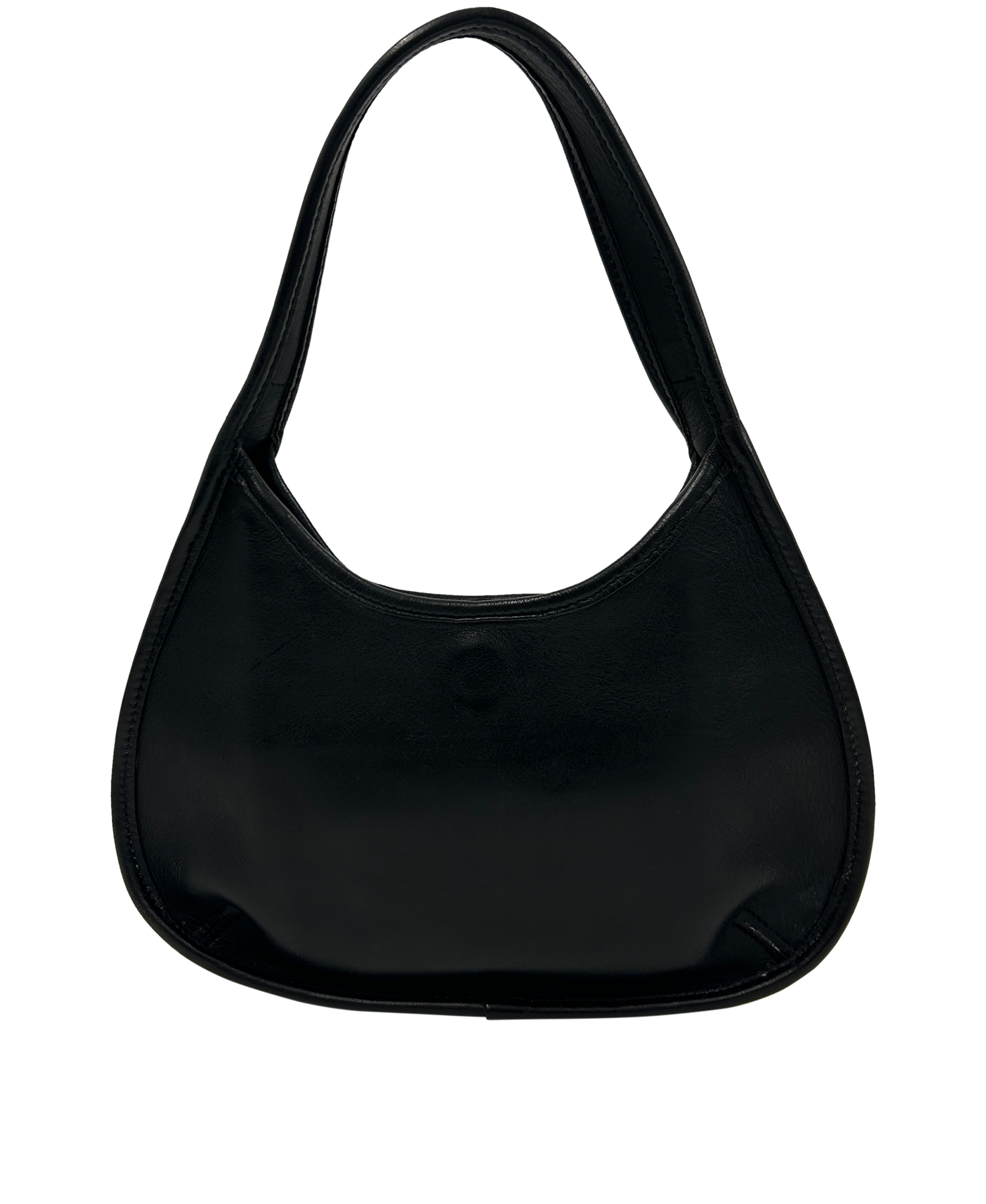 Mini Ergo Vintage, 150&euro;, Bolso, Negro, Animal - Piel, Vista trasera