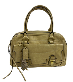 Bolso De Mano, Piel, Beige, DB,2*
