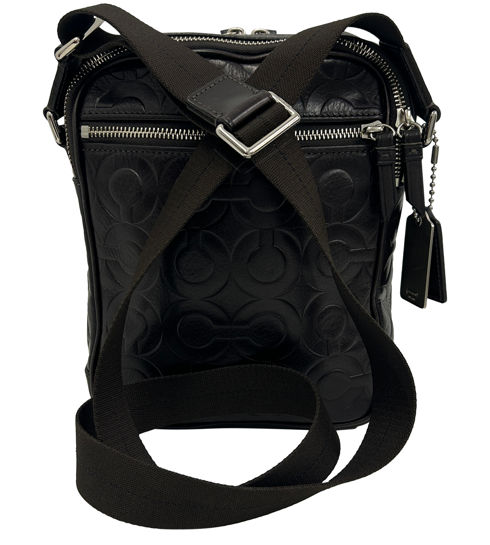 Messenger Small Logo, 60&euro;, Bolso, Marrón, Animal - Piel, Vista trasera