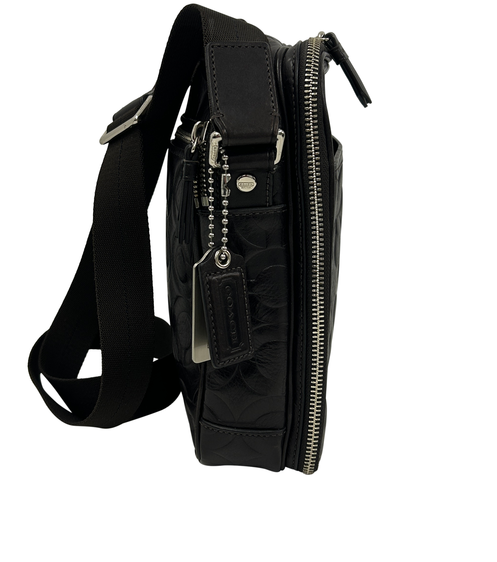 Messenger Small Logo, 60&euro;, Bolso, Marrón, Animal - Piel, Vista lateral