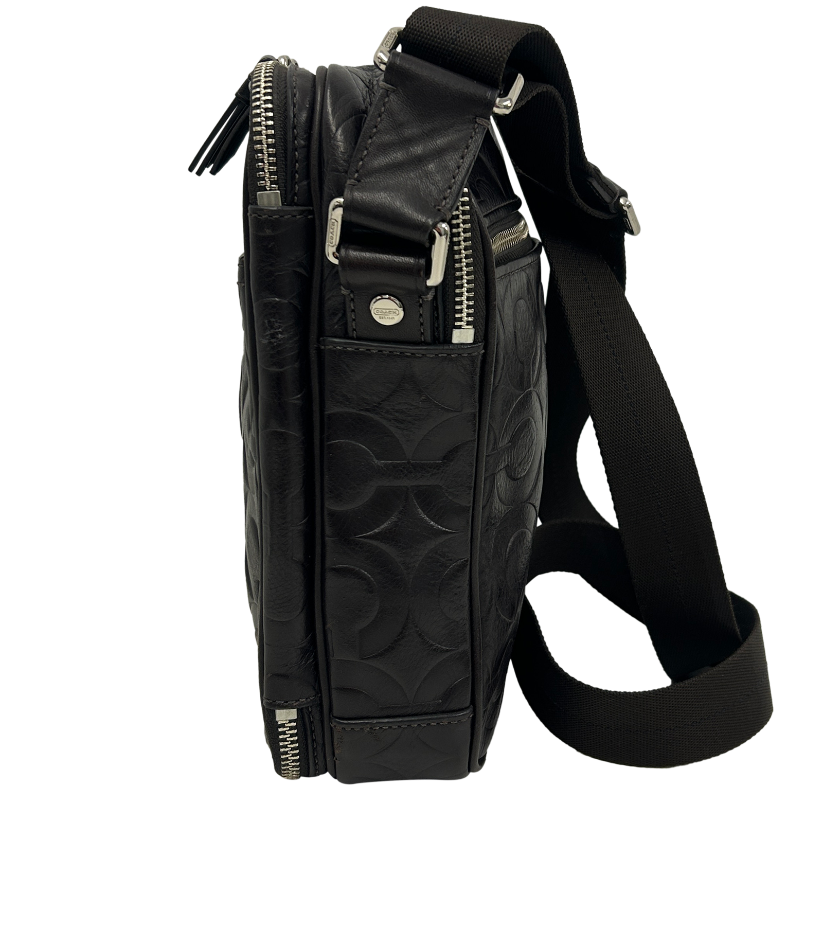 Messenger Small Logo, 60&euro;, Bolso, Marrón, Animal - Piel, Vista inferior