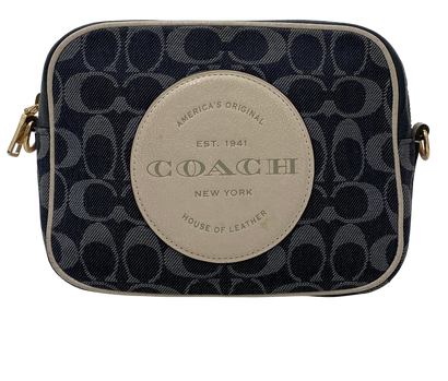 Dempsey, 120&euro;, Bolso, Azul/Blanco, Tejido - General, Vista frontal