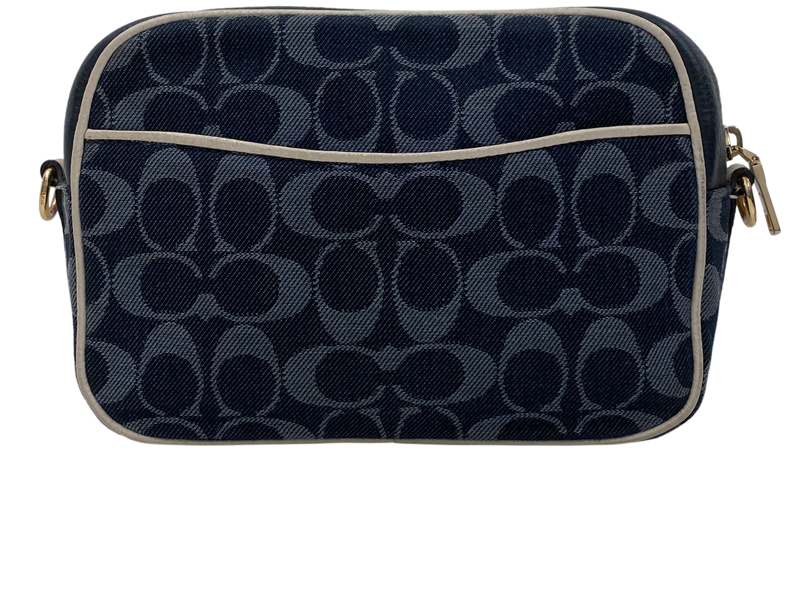 Dempsey, 120&euro;, Bolso, Azul/Blanco, Tejido - General, Vista trasera