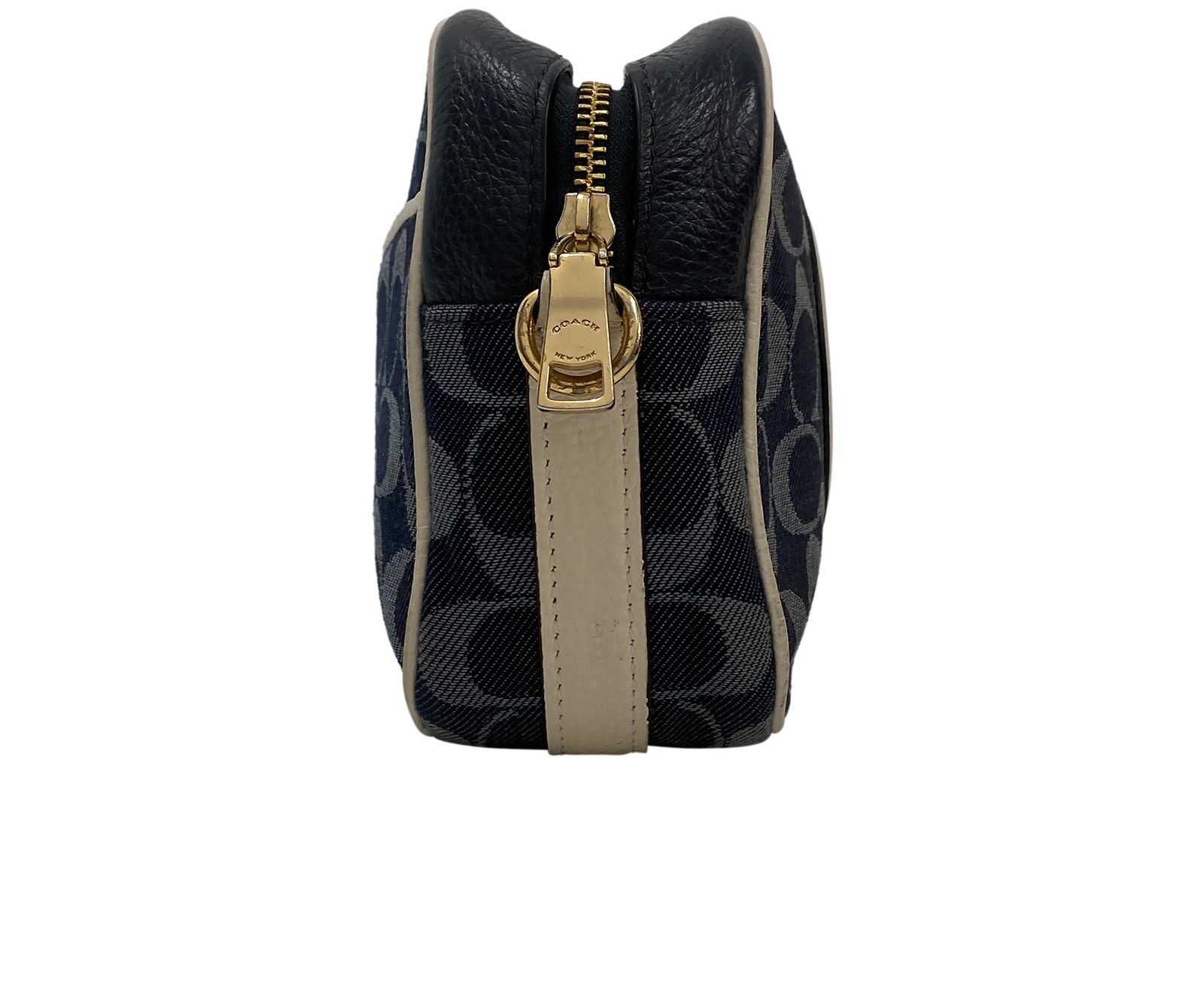 Dempsey, 120&euro;, Bolso, Azul/Blanco, Tejido - General, Vista lateral